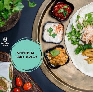 Medium and large size of the pita arabe  at Falafel House in Tirana