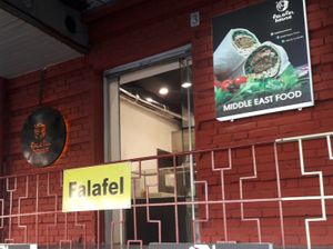 That's our place  at Falafel House in Tirana