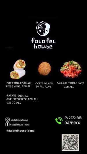  at Falafel House in Tirana