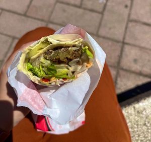   at Falafel House in Tirana