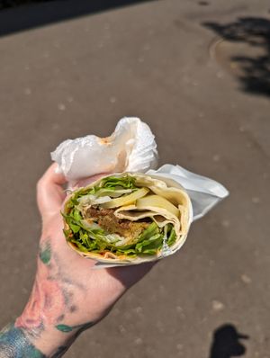 Very tasty! at Falafel House in Tirana