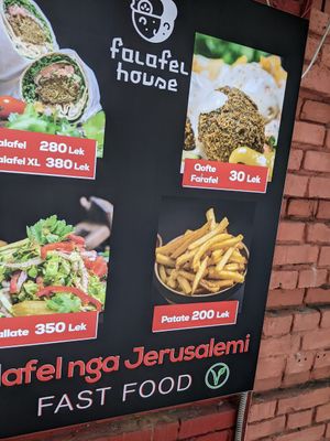  at Falafel House in Tirana