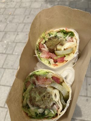   at Falafel House in Tirana