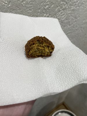 Fresh falafel  at Falafel House in Tirana