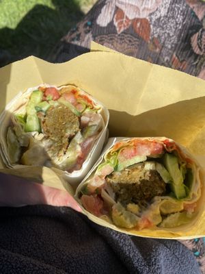   at Falafel House in Tirana