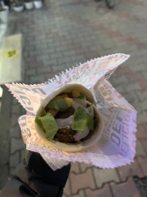   at Falafel House in Tirana