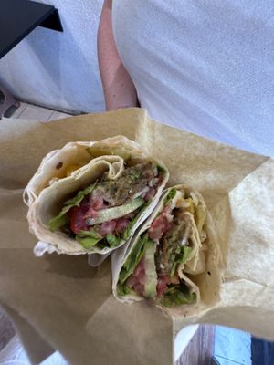 Falafel XL  at Falafel House in Tirana