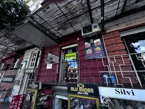   at Falafel House in Tirana