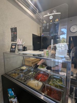 Menu and Toppings at Falafel House in Tirana