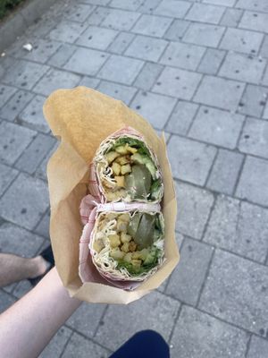   at Falafel House in Tirana