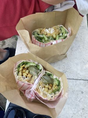   at Falafel House in Tirana