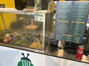   at Falafel House in Tirana