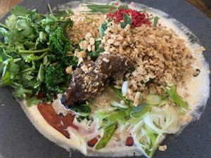 Vegan ramen   at Menya Shono in San Rafael