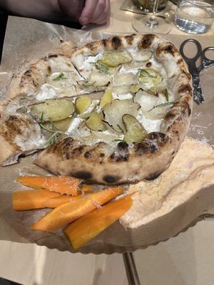 Dips always included  at Gemello Vegan Pizza in Berlin