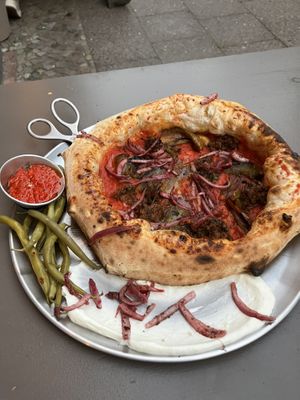 brudi   at Gemello Vegan Pizza in Berlin