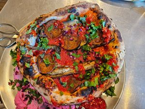 Pizza Rosina (spicy) at Gemello Vegan Pizza in Berlin