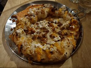 The excellent one at Gemello Vegan Pizza in Berlin