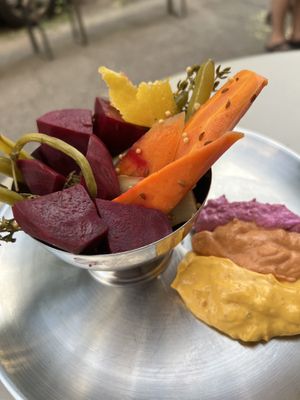 Pickles   at Gemello Vegan Pizza in Berlin