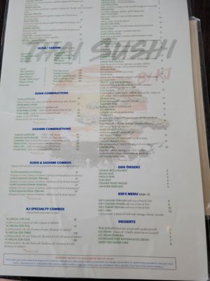 Menú at Thai Sushi by KJ in Naples