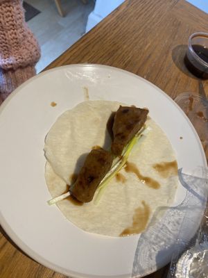 Mock duck  at Happy Rice in Edinburgh