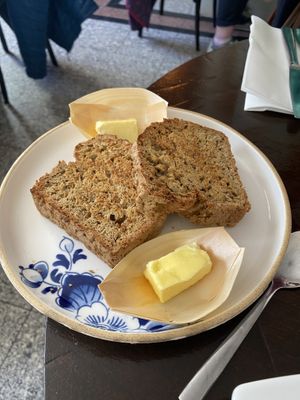Vegan soda bread at Greenwoods in Edinburgh