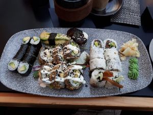 Vegan Sushi at Ricetime in Celle