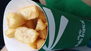 Fried yuca at Pollo Tropical in Naples