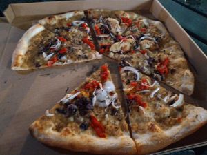 Vegan delight at Pizza Shop  in Hanalei