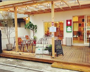 Photo: IG: @vegan_gyoza
Cafe exterior at Vegan Gyoza Yu Cafe in Tokyo