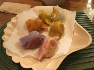   at Vegan Gyoza Yu Cafe in Tokyo