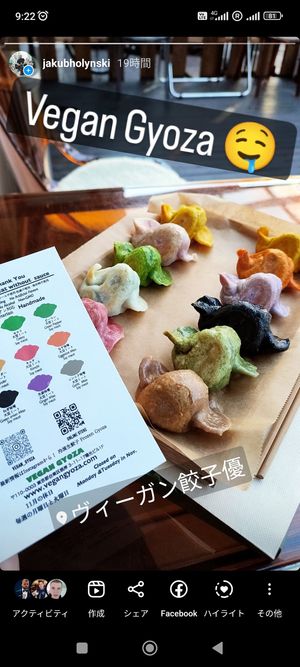  at Vegan Gyoza Yu Cafe in Tokyo