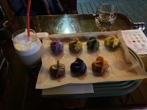   at Vegan Gyoza Yu Cafe in Tokyo