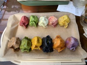 11 Gyoza set  at Vegan Gyoza Yu Cafe in Tokyo