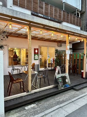 Restaurant Front  at Vegan Gyoza Yu Cafe in Tokyo