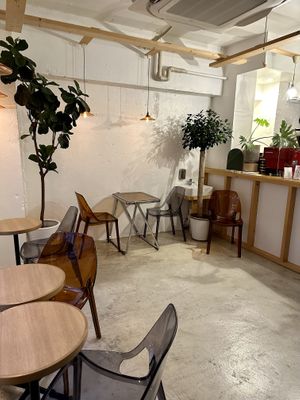 Indoor Seating   at Vegan Gyoza Yu Cafe in Tokyo