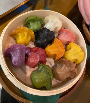 The set of 11 delicious gyoza 🤤  at Vegan Gyoza Yu Cafe in Tokyo