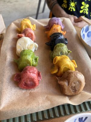 Pan fried 11 mix  at Vegan Gyoza Yu Cafe in Tokyo