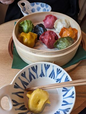 As tasty as they are beautiful at Vegan Gyoza Yu Cafe in Tokyo