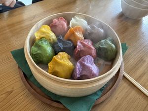 Steamed Gyoza  at Vegan Gyoza Yu Cafe in Tokyo