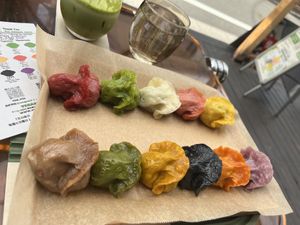   at Vegan Gyoza Yu Cafe in Tokyo