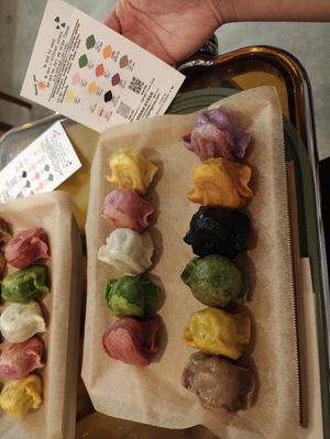 No sauce needed, each one is flavoursome! at Vegan Gyoza Yu Cafe in Tokyo