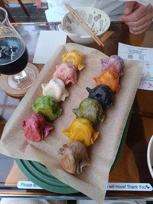 Fried Gyoza at Vegan Gyoza Yu Cafe in Tokyo