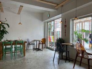   at Vegan Gyoza Yu Cafe in Tokyo