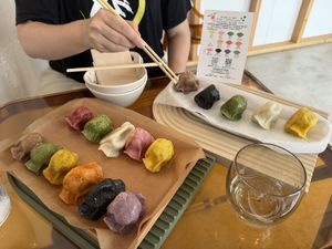   at Vegan Gyoza Yu Cafe in Tokyo