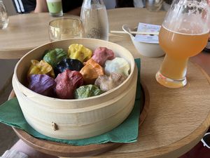 Oh ee shi!  at Vegan Gyoza Yu Cafe in Tokyo