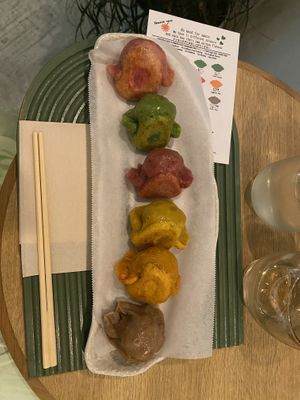   at Vegan Gyoza Yu Cafe in Tokyo