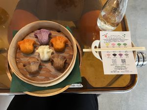   at Vegan Gyoza Yu Cafe in Tokyo