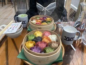   at Vegan Gyoza Yu Cafe in Tokyo