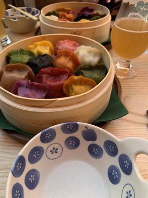   at Vegan Gyoza Yu Cafe in Tokyo