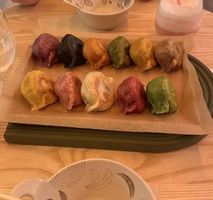 Gyoza Set  at Vegan Gyoza Yu Cafe in Tokyo